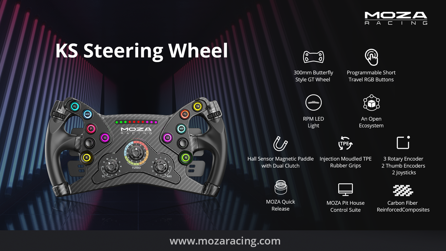 MOZA KS Steering Wheel